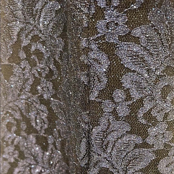 R & M Richards Lace Womens Sleeveless Scalloped Fit + Flare Dress - Picture 5 of 6